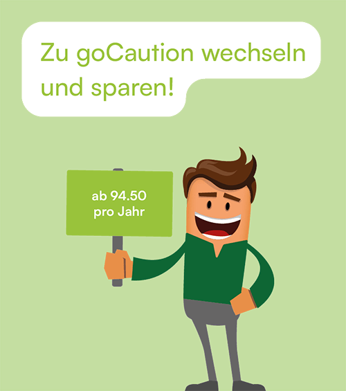 Zu goCaution wechseln und sparen!
